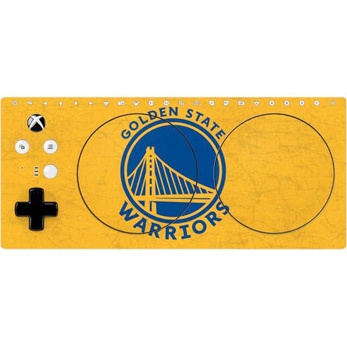 NBA Golden State Warriors Distressed Xbox Adaptive Controller Skin