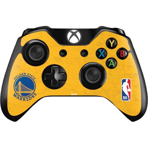 NBA Golden State Warriors Distressed Xbox One Controller Skin
