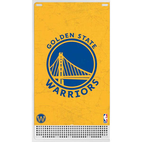 NBA Golden State Warriors Distressed Xbox Series S Bundle Skin