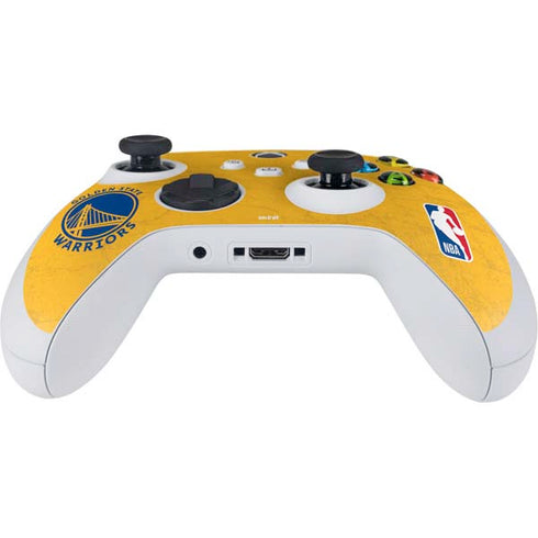 NBA Golden State Warriors Distressed Xbox Series S Controller Skin