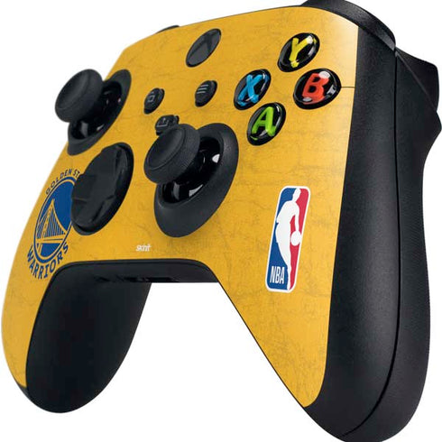 NBA Golden State Warriors Distressed Xbox Series X Controller Skin