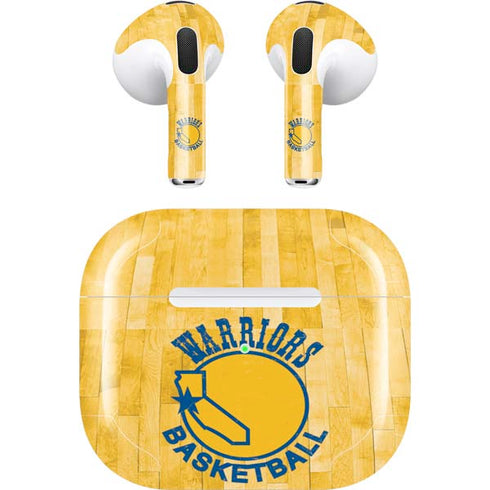 NBA Golden State Warriors Hardwood Classics Apple AirPods (3rd Gen 2021) Skin