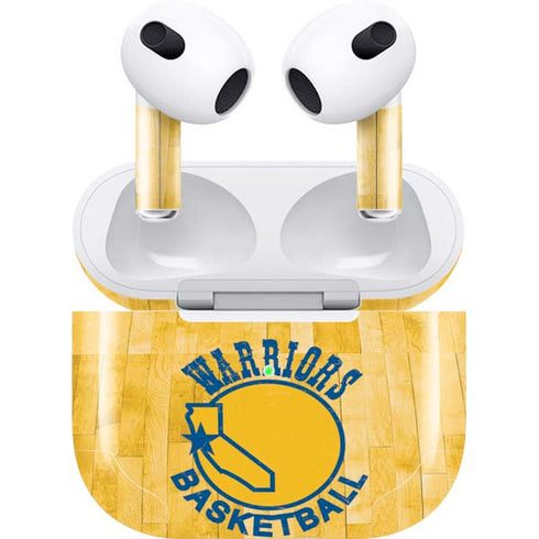 NBA Golden State Warriors Hardwood Classics Apple AirPods (3rd Gen 2021) Skin