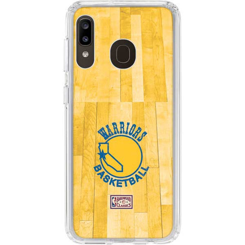 NBA Golden State Warriors Hardwood Classics Galaxy A20 Clear Case