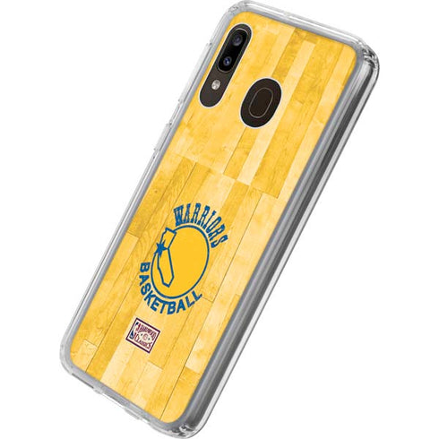 NBA Golden State Warriors Hardwood Classics Galaxy A20 Clear Case