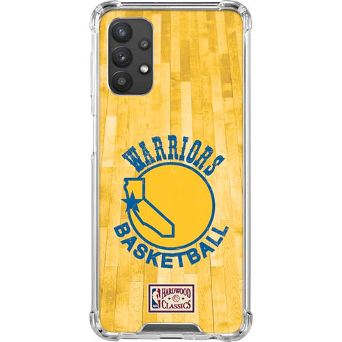 NBA Golden State Warriors Hardwood Classics Galaxy A32 5G Clear Case
