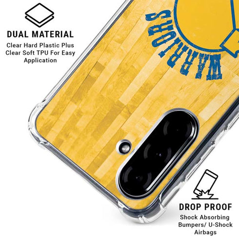 NBA Golden State Warriors Hardwood Classics Galaxy A36 5G Clear Case