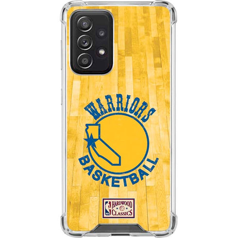 NBA Golden State Warriors Hardwood Classics Galaxy A52 5G Clear Case