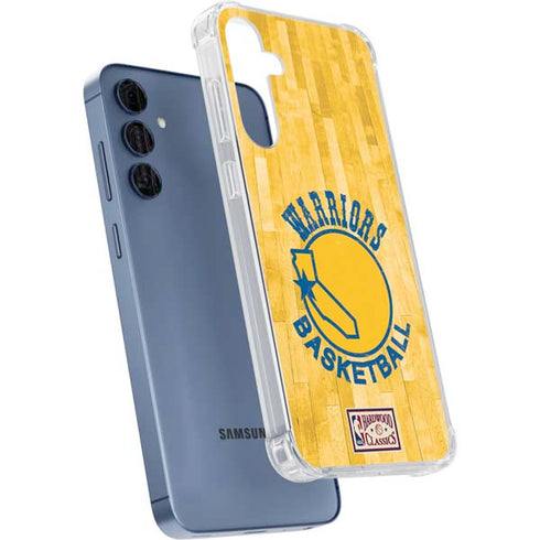 NBA Golden State Warriors Hardwood Classics Galaxy A55 5G Clear Case