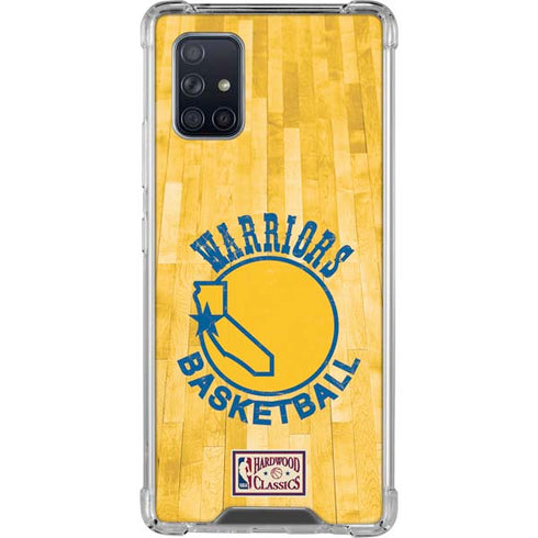 NBA Golden State Warriors Hardwood Classics Galaxy A71 5G Clear Case