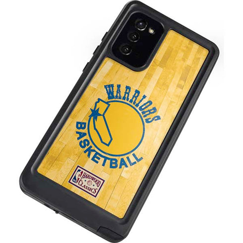 NBA Golden State Warriors Hardwood Classics Galaxy Note20 5G Waterproof Case