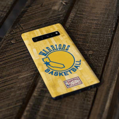 NBA Golden State Warriors Hardwood Classics Galaxy S10 Plus Skin