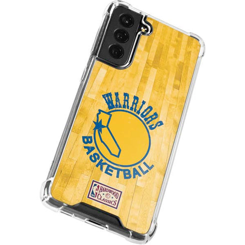 NBA Golden State Warriors Hardwood Classics Galaxy S21 FE Clear Case