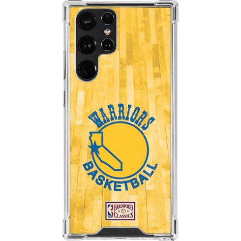 NBA Golden State Warriors Hardwood Classics Galaxy S22 Ultra Clear Case