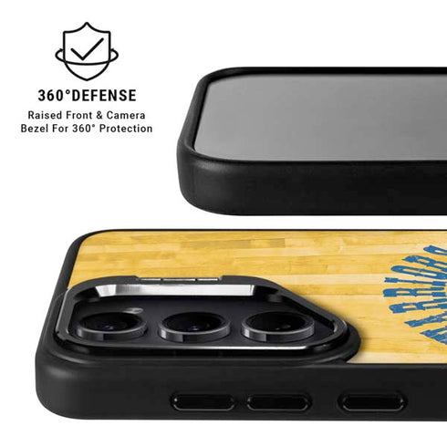 NBA Golden State Warriors Hardwood Classics Galaxy S25 Ultra Kickstand Case