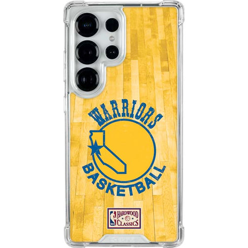 NBA Golden State Warriors Hardwood Classics Galaxy S25 Ultra Clear Case