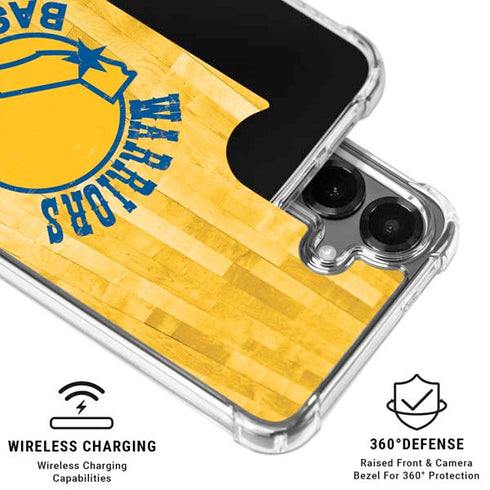 NBA Golden State Warriors Hardwood Classics Galaxy S26 Clear Case