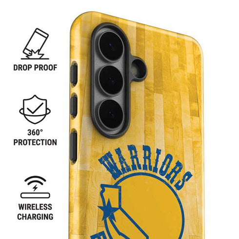 NBA Golden State Warriors Hardwood Classics Galaxy S26 Impact Case