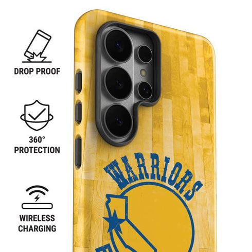 NBA Golden State Warriors Hardwood Classics Galaxy S26 Ultra Impact Case