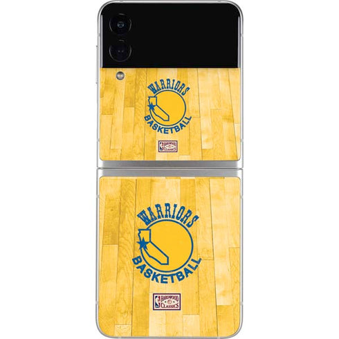 NBA Golden State Warriors Hardwood Classics Galaxy Z Flip3 5G Skin