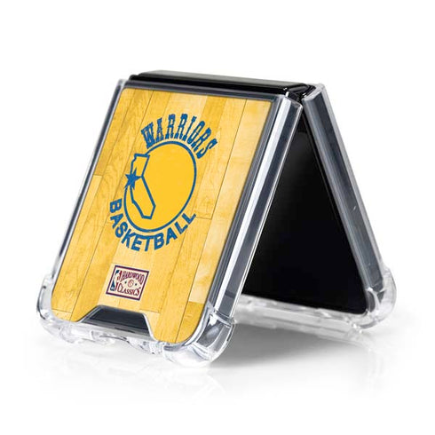 NBA Golden State Warriors Hardwood Classics Galaxy Z Flip5 5G Clear Case