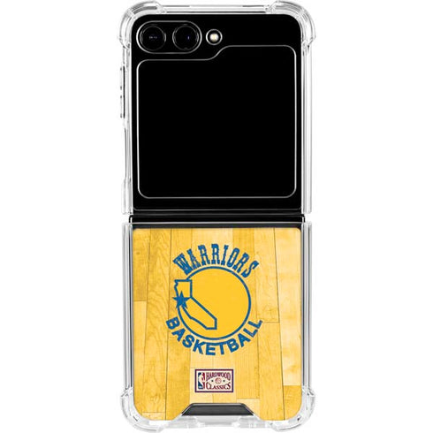 NBA Golden State Warriors Hardwood Classics Galaxy Z Flip5 5G Clear Case