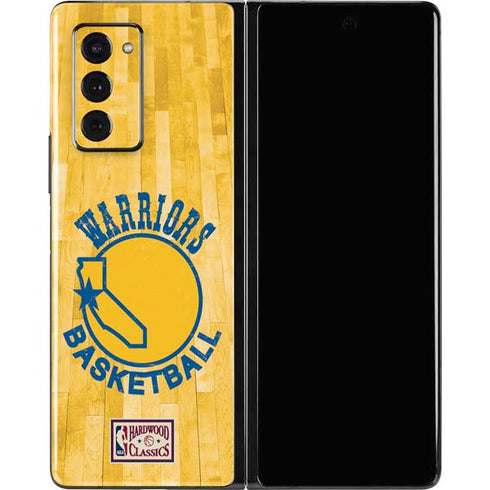NBA Golden State Warriors Hardwood Classics Galaxy Z Fold2 5G Skin