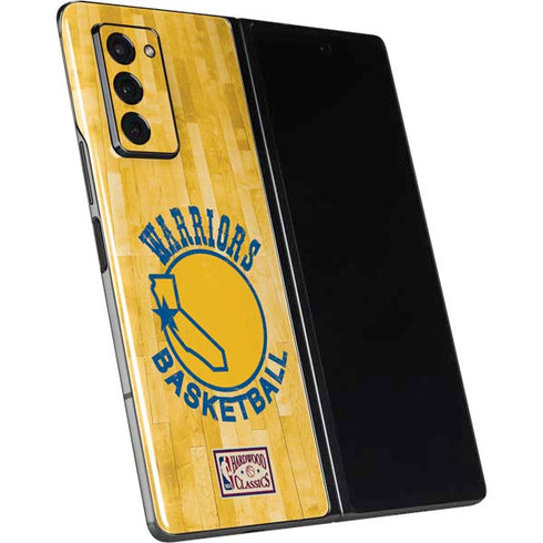 NBA Golden State Warriors Hardwood Classics Galaxy Z Fold2 5G Skin