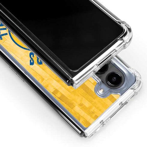 NBA Golden State Warriors Hardwood Classics Galaxy Z Fold5 5G Clear Case