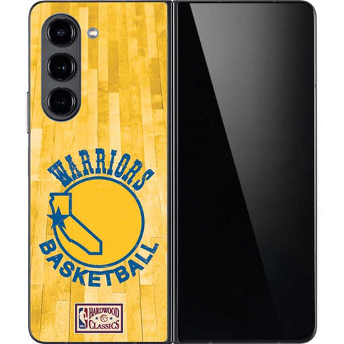 NBA Golden State Warriors Hardwood Classics Galaxy Z Fold5 5G Skin