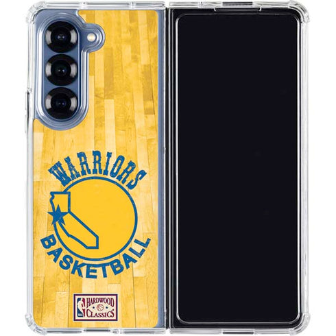 NBA Golden State Warriors Hardwood Classics Galaxy Z Fold6 Clear Case