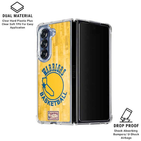 NBA Golden State Warriors Hardwood Classics Galaxy Z Fold6 Clear Case