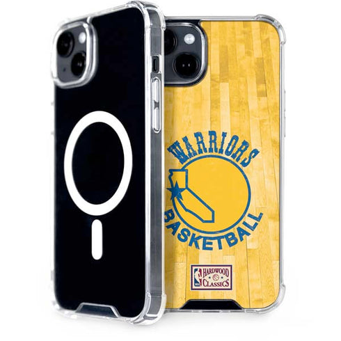 NBA Golden State Warriors Hardwood Classics iPhone 14 Plus MagSafe Case