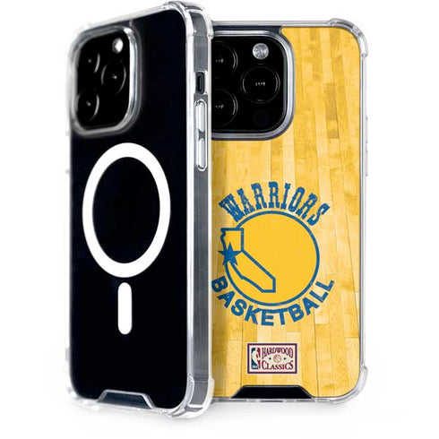 NBA Golden State Warriors Hardwood Classics iPhone 14 Pro MagSafe Case
