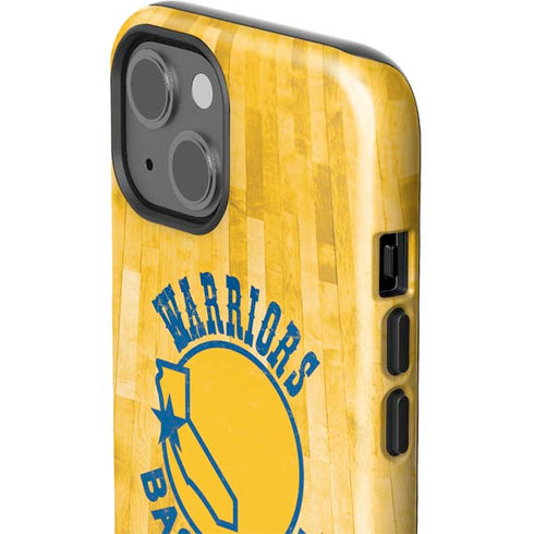 NBA Golden State Warriors Hardwood Classics iPhone 15 Impact Case