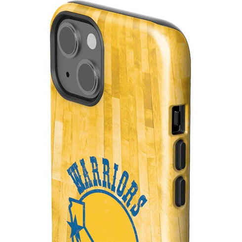 NBA Golden State Warriors Hardwood Classics iPhone 15 Impact Case