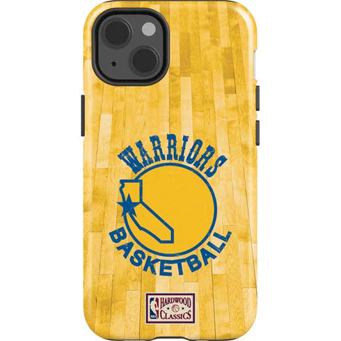 NBA Golden State Warriors Hardwood Classics iPhone 15 Plus Impact Case