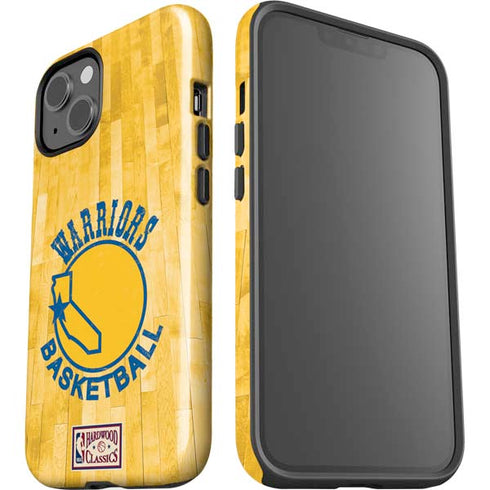 NBA Golden State Warriors Hardwood Classics iPhone 15 Plus Impact Case