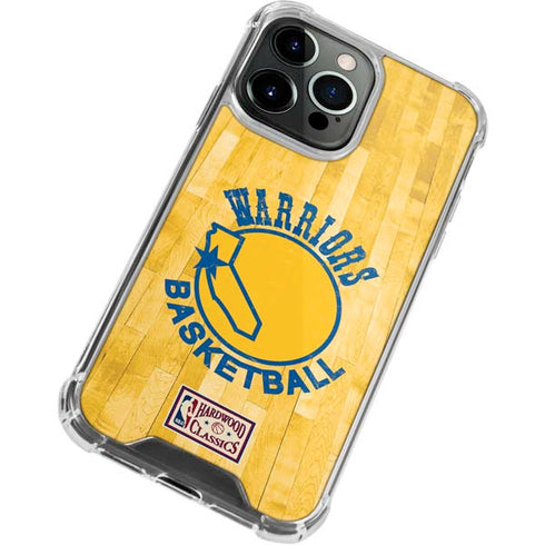 NBA Golden State Warriors Hardwood Classics iPhone 15 Pro Clear Case
