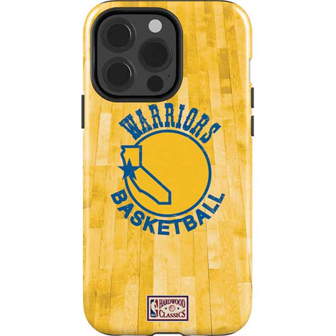 NBA Golden State Warriors Hardwood Classics iPhone 15 Pro Impact Case