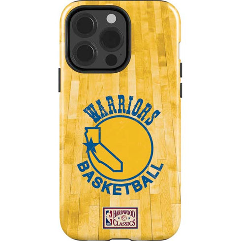 NBA Golden State Warriors Hardwood Classics iPhone 15 Pro Impact Case