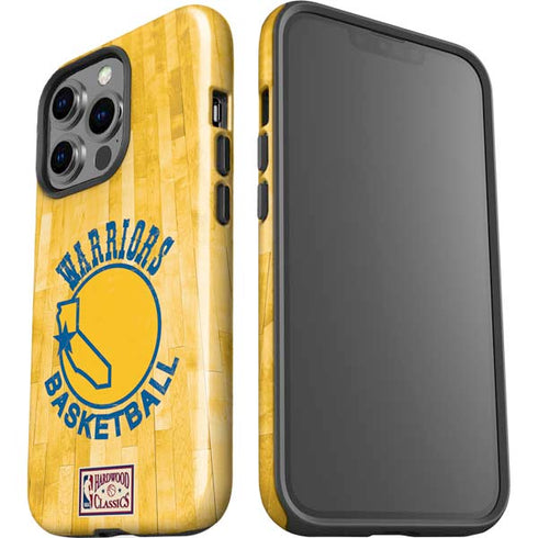 NBA Golden State Warriors Hardwood Classics iPhone 15 Pro Impact Case