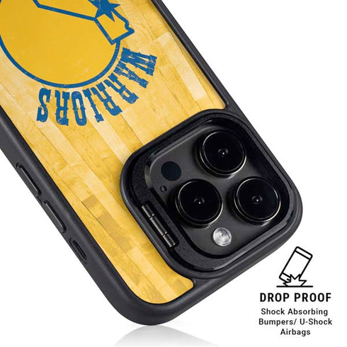 NBA Golden State Warriors Hardwood Classics iPhone 15 Pro Max Kickstand Case