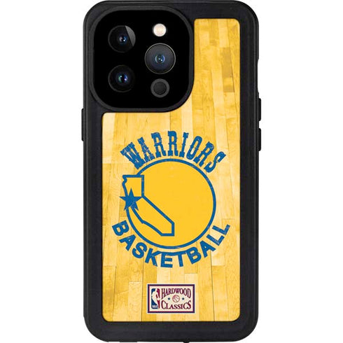 NBA Golden State Warriors Hardwood Classics iPhone 15 Pro Waterproof Case