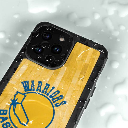 NBA Golden State Warriors Hardwood Classics iPhone 15 Pro Waterproof Case