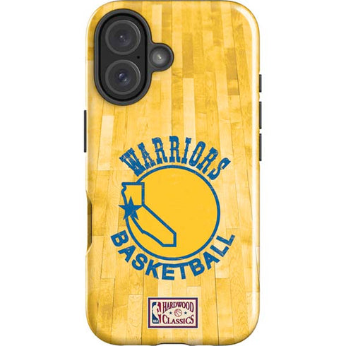 NBA Golden State Warriors Hardwood Classics iPhone 16 Impact Case