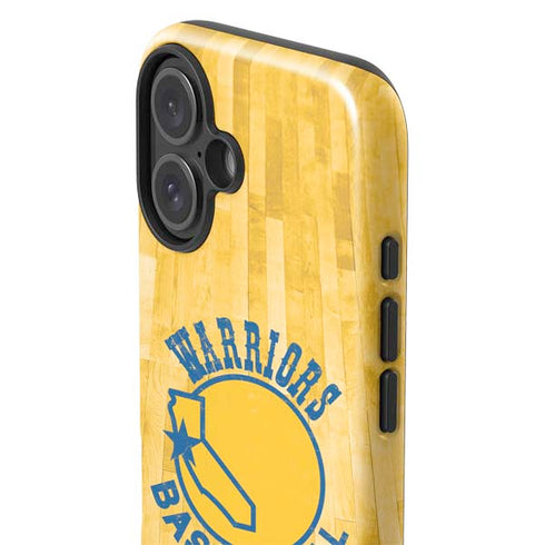 NBA Golden State Warriors Hardwood Classics iPhone 16 Impact Case