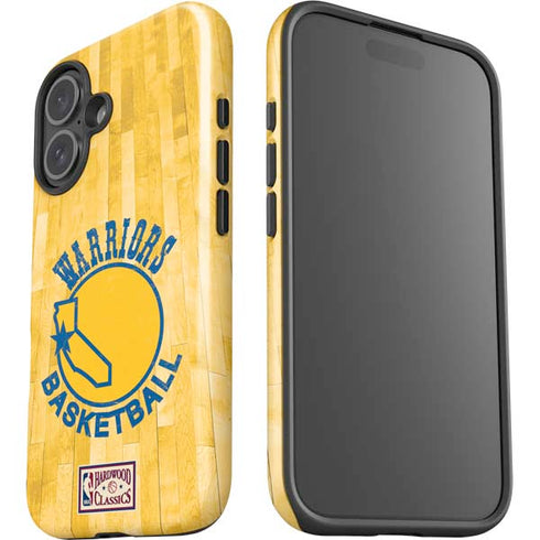NBA Golden State Warriors Hardwood Classics iPhone 16 Impact Case