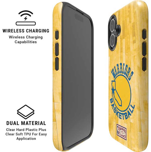 NBA Golden State Warriors Hardwood Classics iPhone 16 Plus Magsafe Impact Case