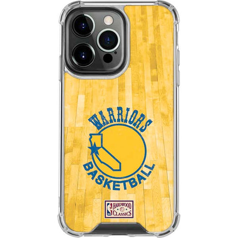 NBA Golden State Warriors Hardwood Classics iPhone 16 Pro Clear Case